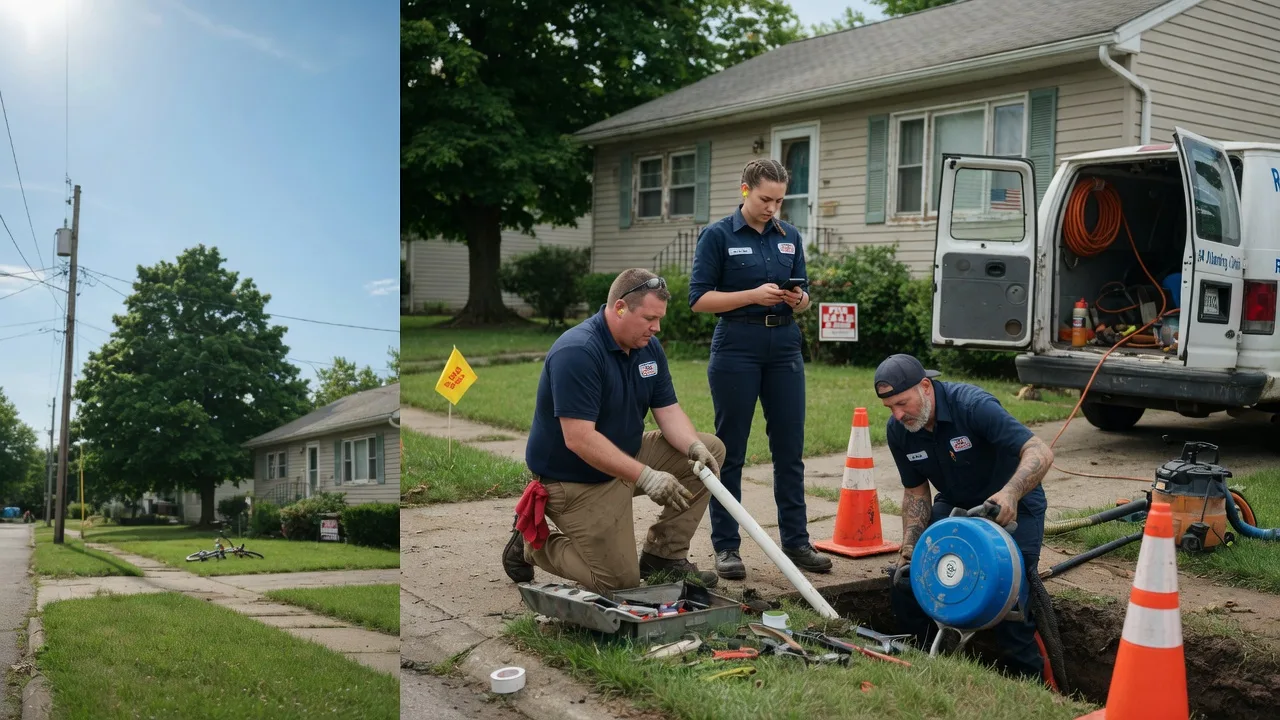 Sewer Line Repair in Countyline, OK near me